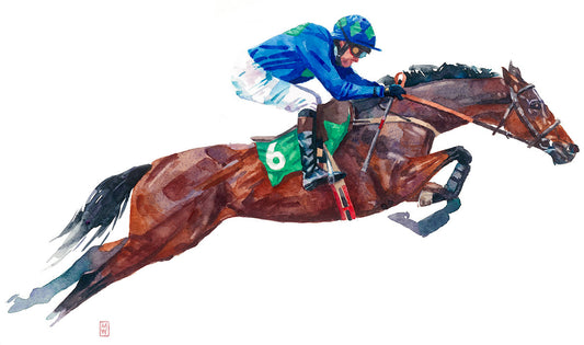 Jump Racing Jockey Pose 7