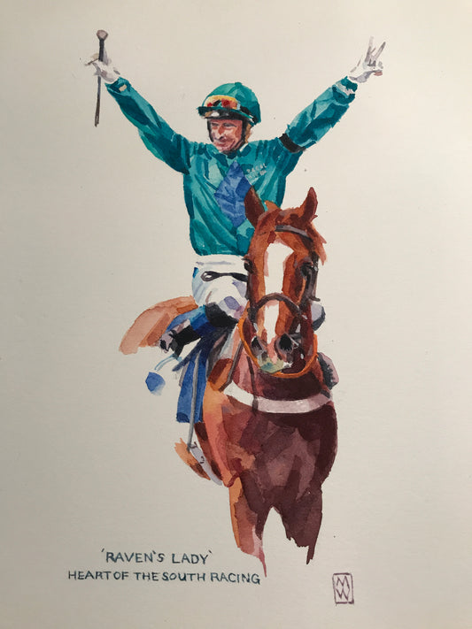 Mounted Jockey Pose 5