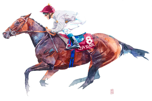 Flat Racing Jockey Pose 6